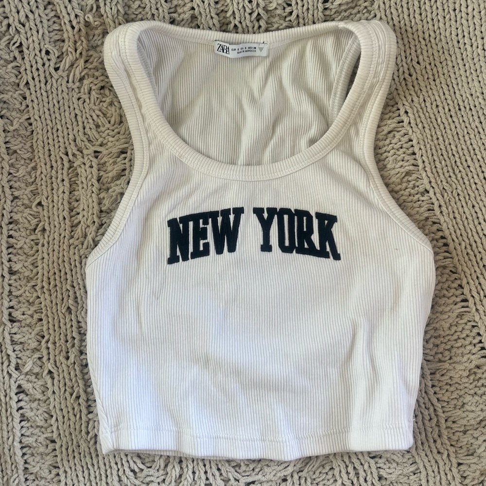 ZARA New York basic tank